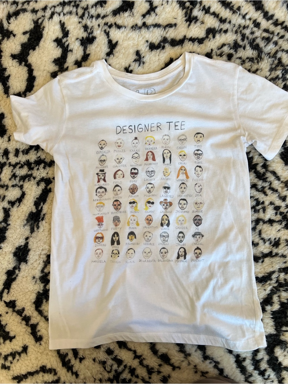 Designer Tee Graphic T-Shirt - White